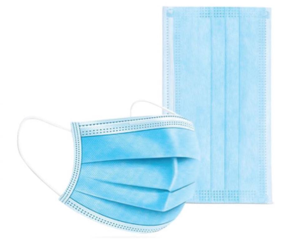 Daily Defense Disposable 3-Ply Face Masks (50 Pack)