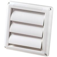 4" dia. Supurr-Vent Louvered Hood