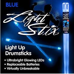 Light Stix LED Light Up Drumsticks - Blue